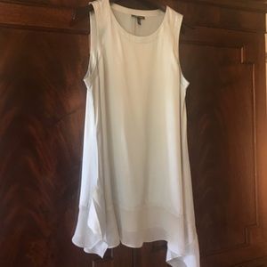 Eileen Fisher Icy Blue Loose Fitting Tank Top